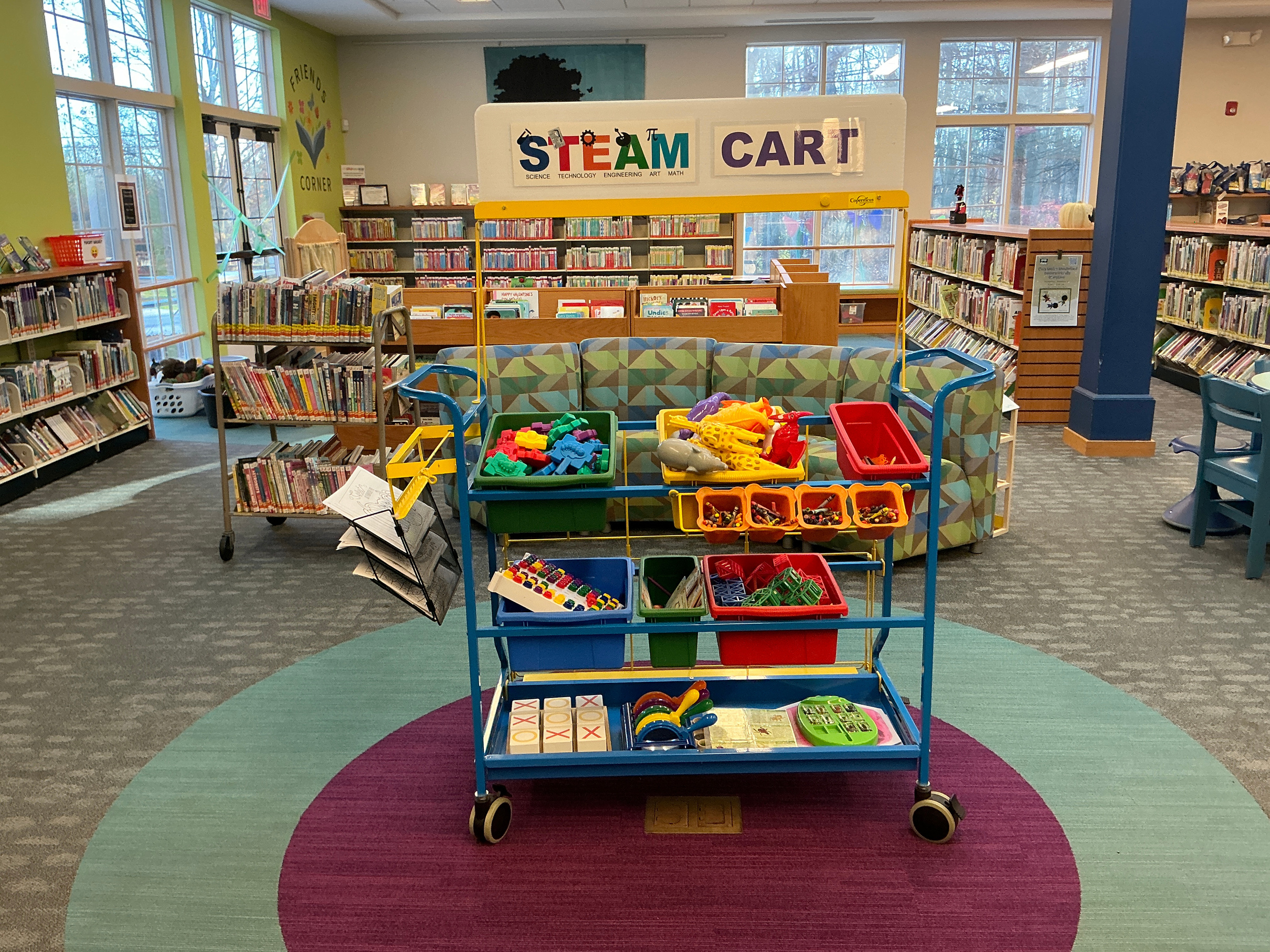 Cart with STEAM based toys