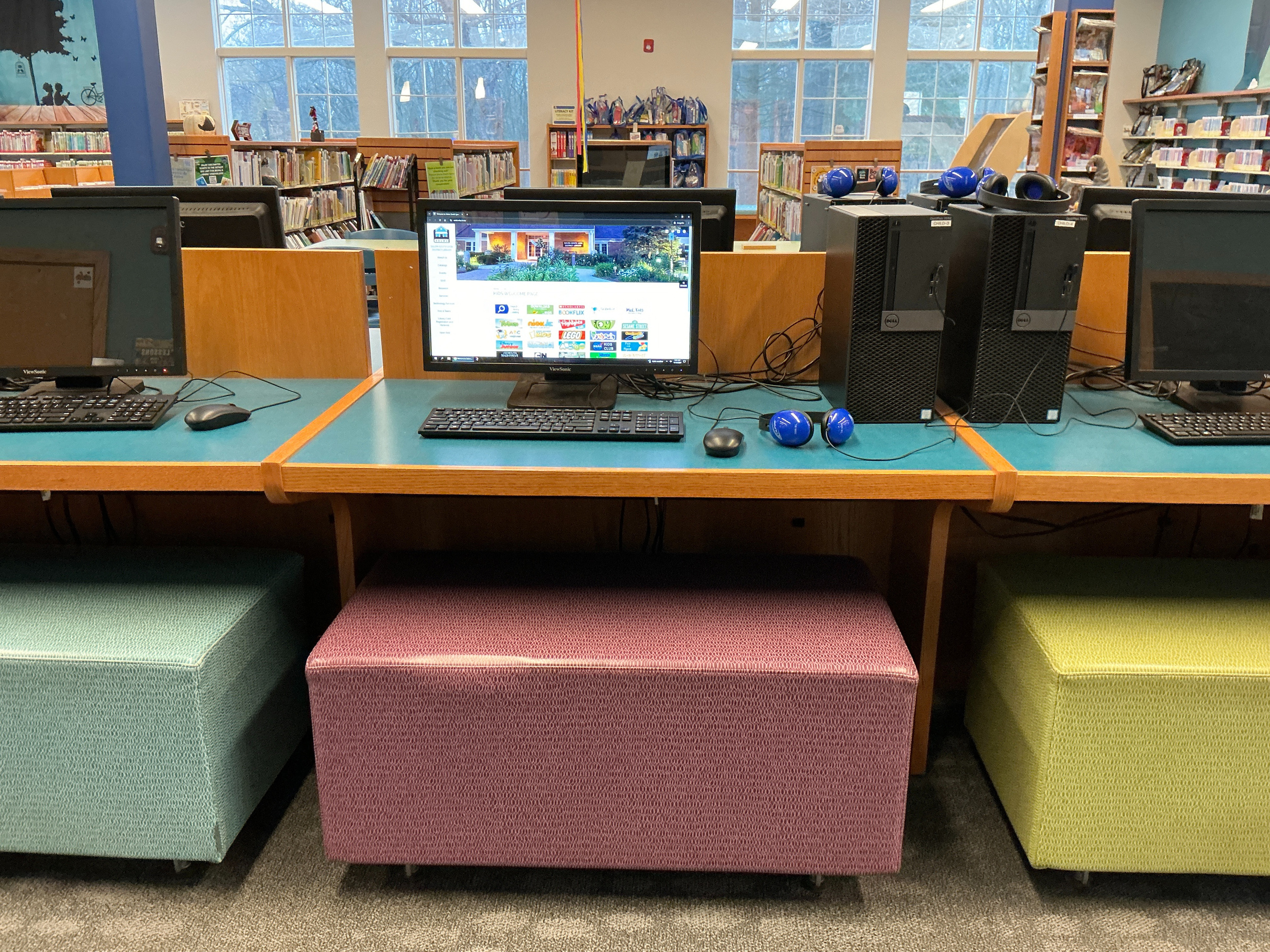 Computers in the youth department