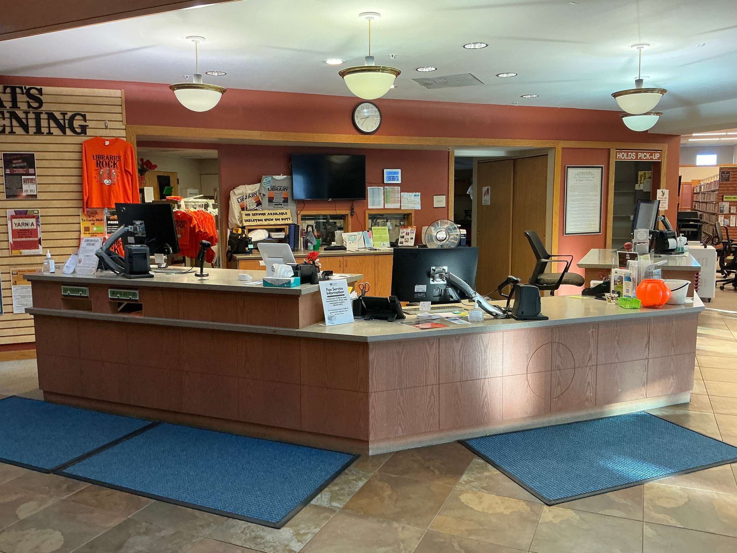 The Circulation desk